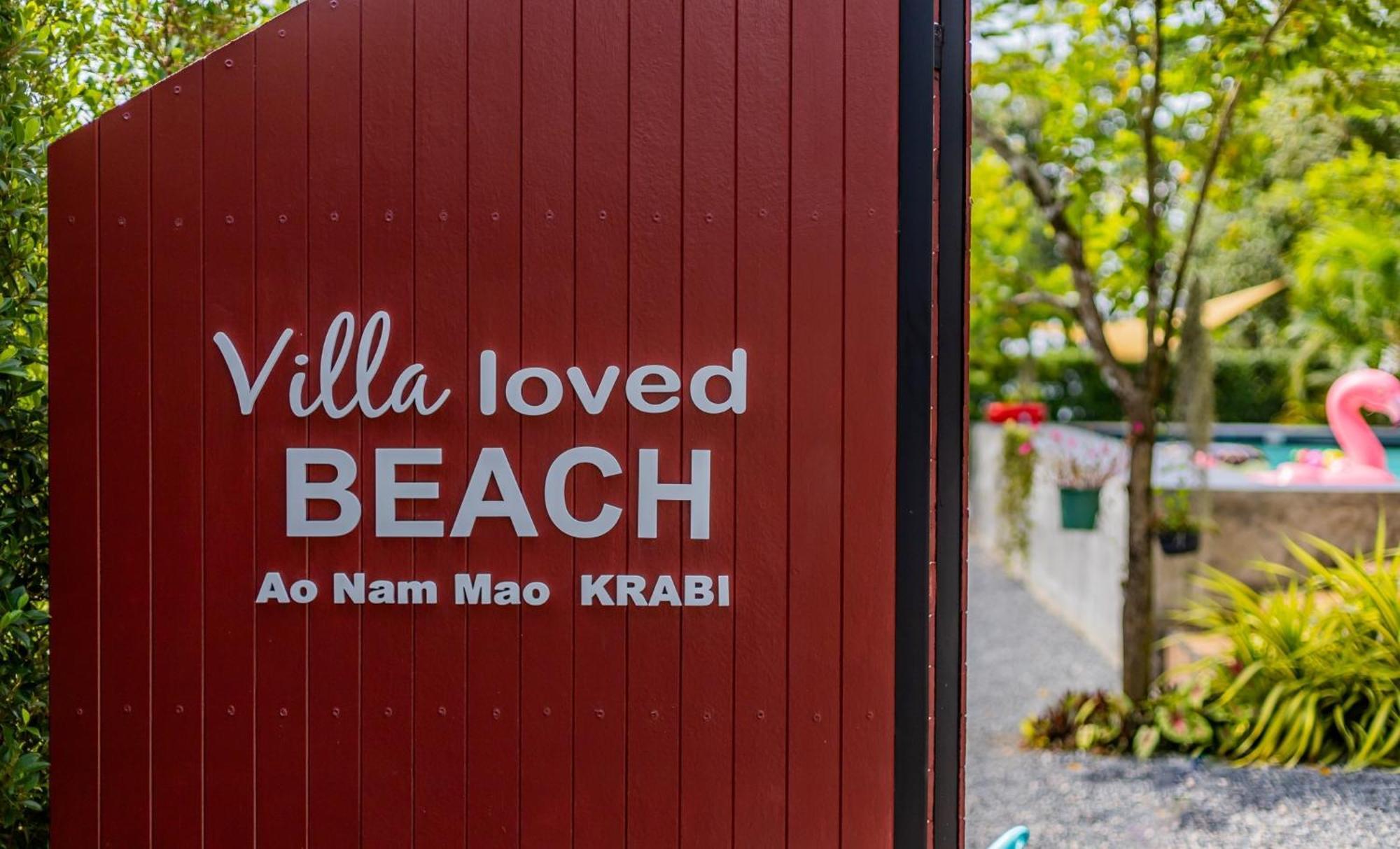 Villa Loved Beach 1 Ao Nam Mao Camera foto